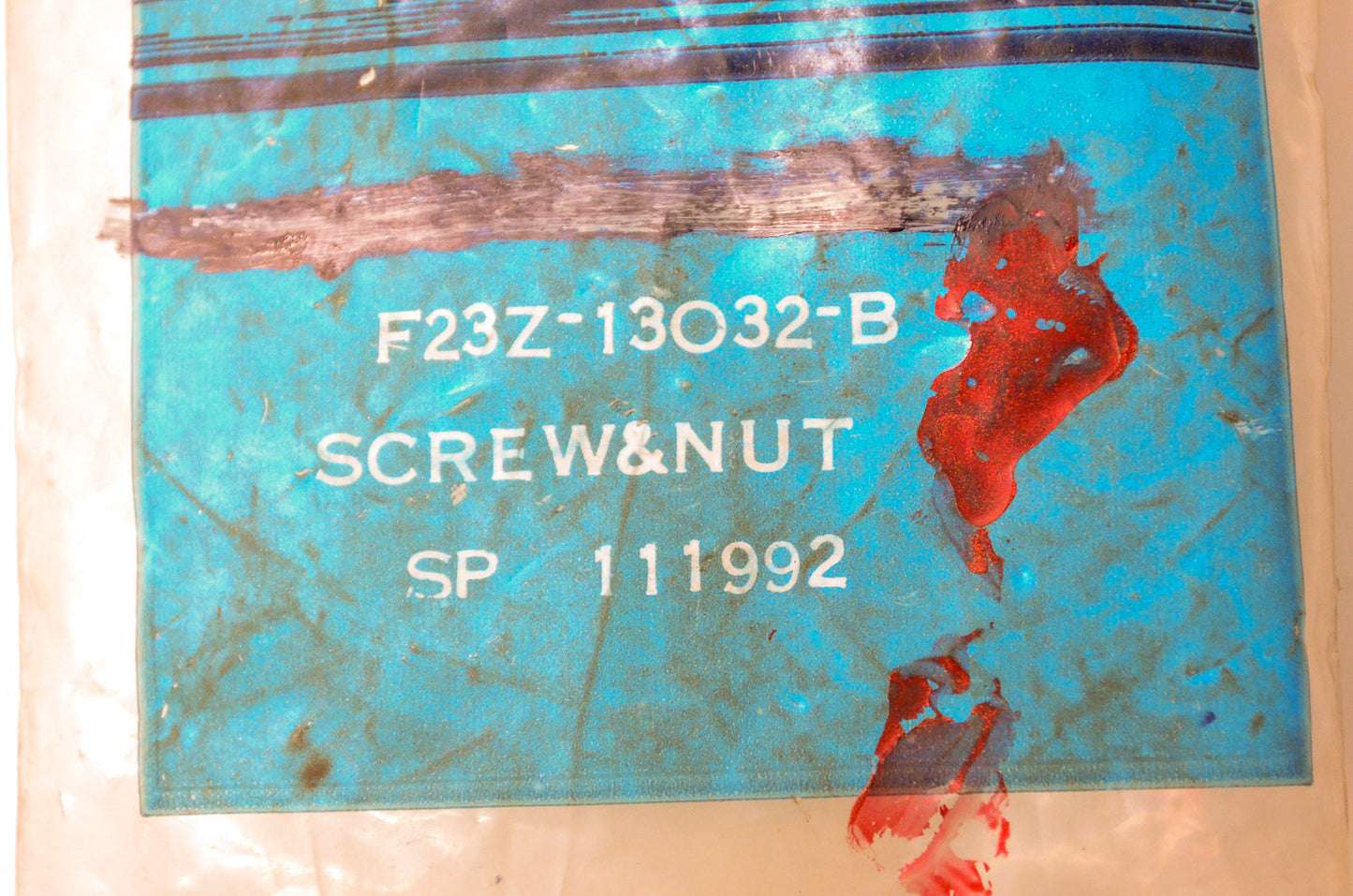 New OEM Ford F23Z13032B Adjusting Screw & Nut NOS