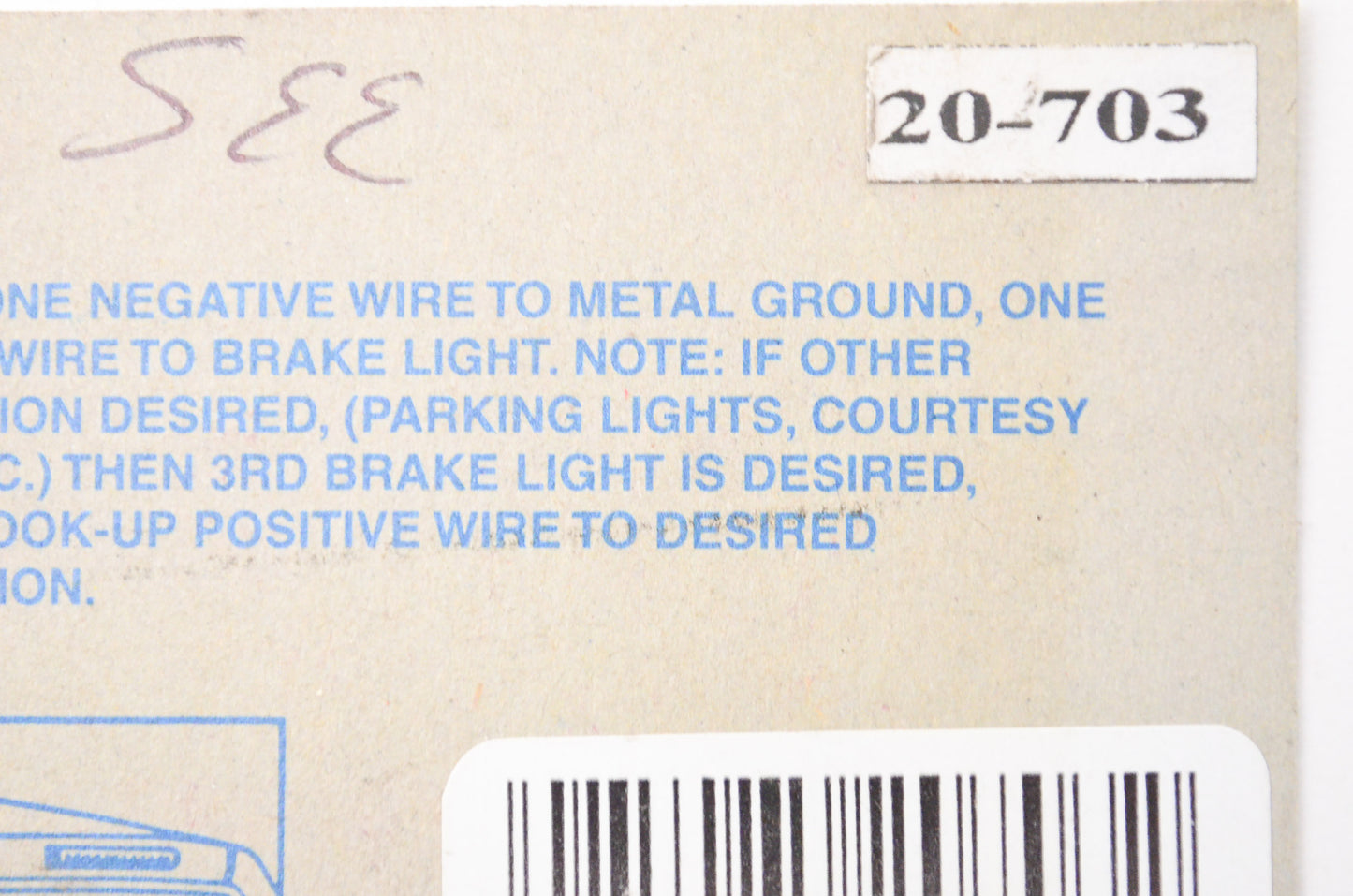 Pacer 20-703 LED Side Marker NOS