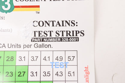 Rotunda 328-0001, 328-00001 Coolant Test Strip Kit NOS