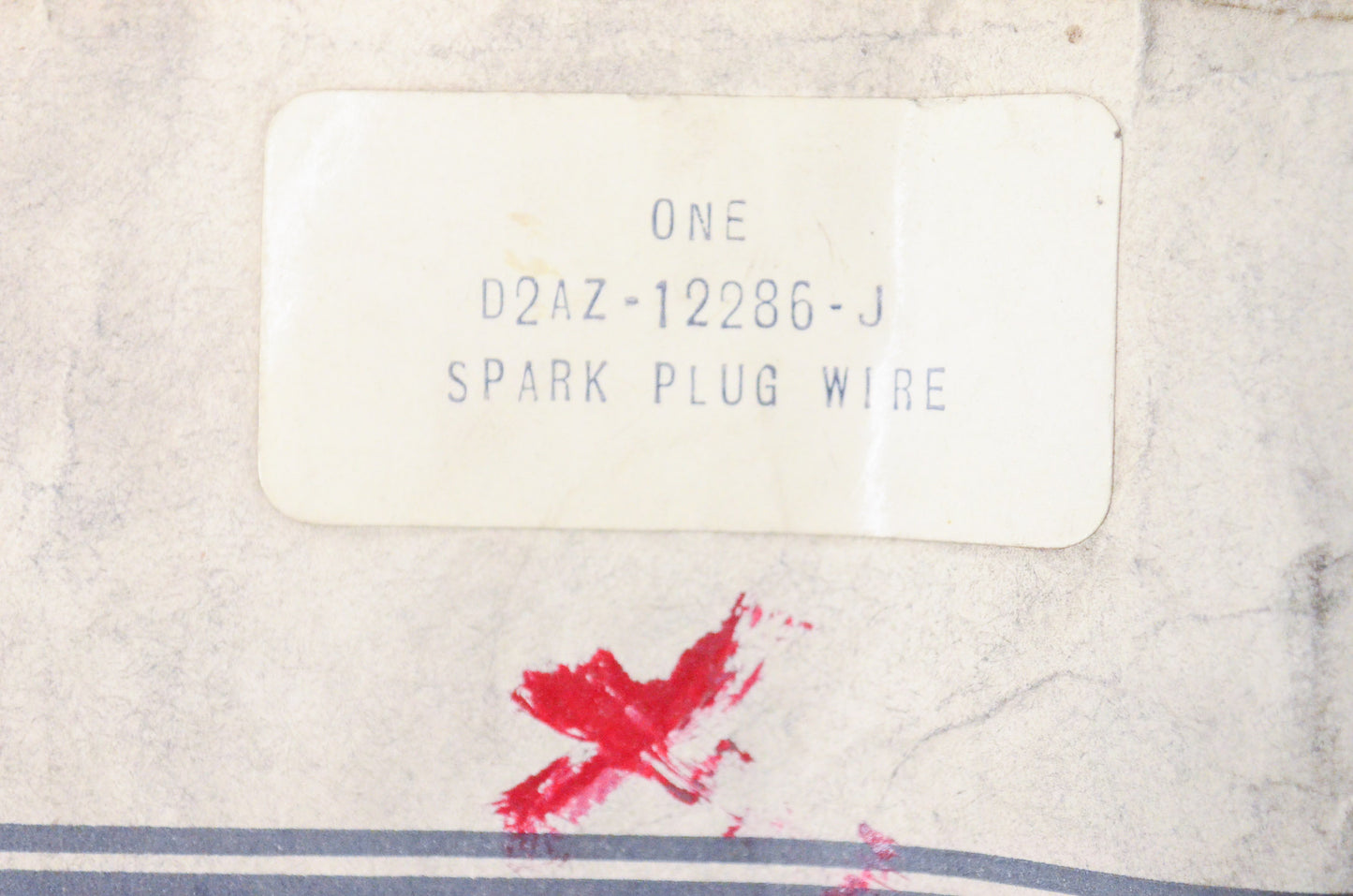 New OEM Ford D2AZ12286J Spark Plug Wire NOS