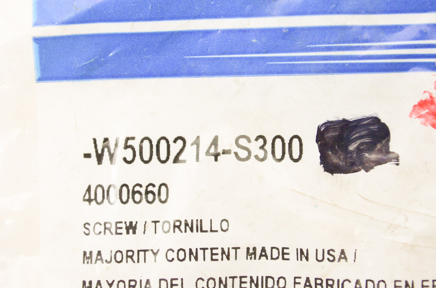 New OEM Ford W500214S300 Screw NOS