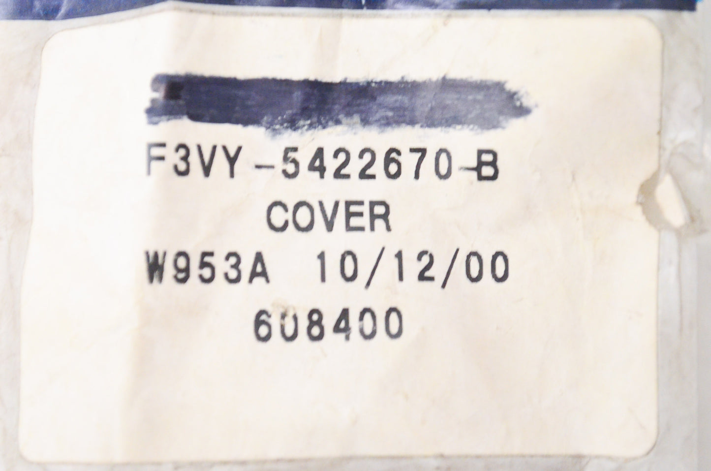 New OEM Ford F3VY5422670B Pull Handle Retainer Cover NOS