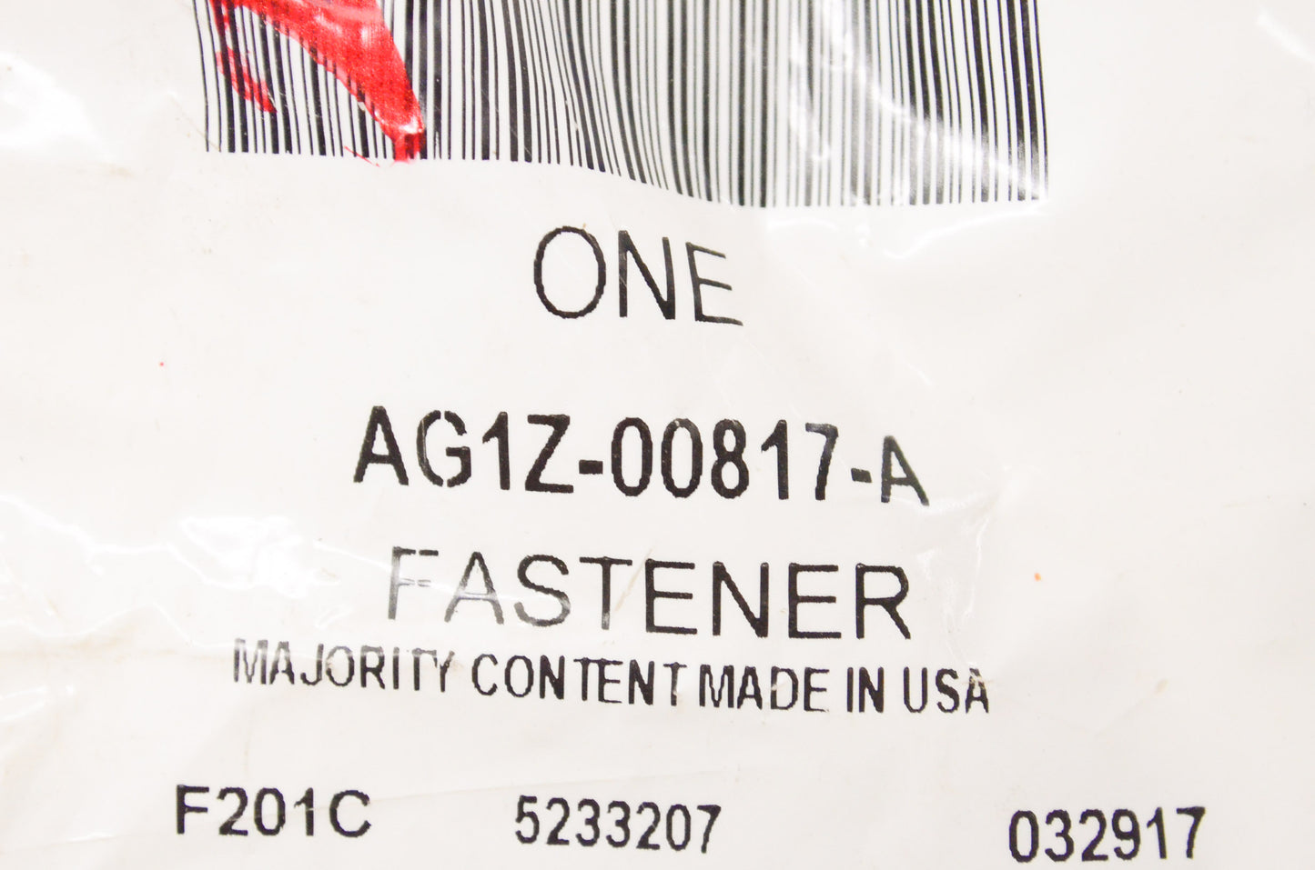 New OEM Ford AG1Z00817A Air Deflector Fastener NOS