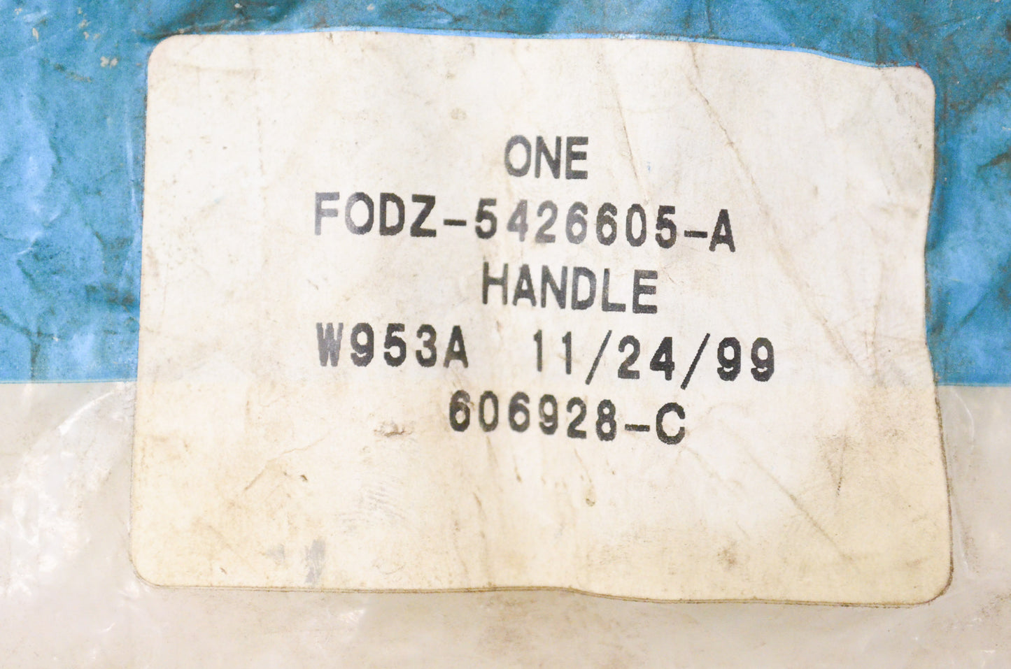New OEM Ford FODZ5426605A Black Outer Door Handle NOS