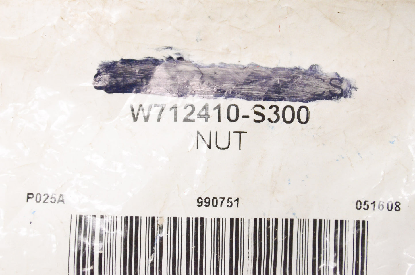 New OEM Ford W712410S300 Plastic Nut NOS
