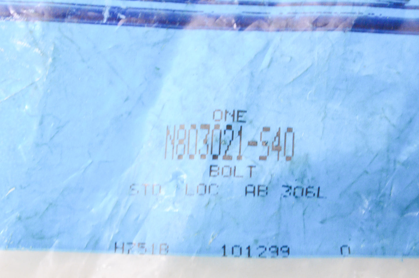 New OEM Ford N803021S40 Bolt NOS