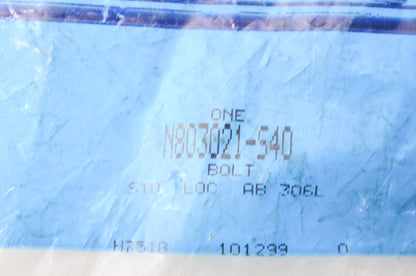 New OEM Ford N803021S40 Bolt NOS