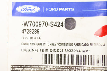 New OEM Ford W700970S424 Glove Box Retainer Clip NOS