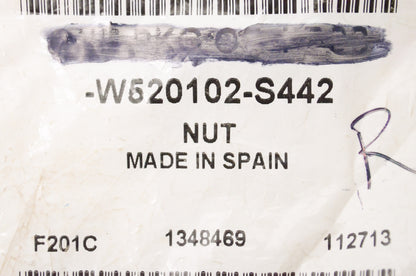 New OEM Ford W520102S442 Rear Suspension Top Nut NOS