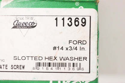 Au-Ve-Co 11369 License Plate Screws Qty 4 NOS