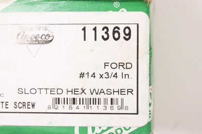 Au-Ve-Co 11369 License Plate Screws Qty 6 NOS