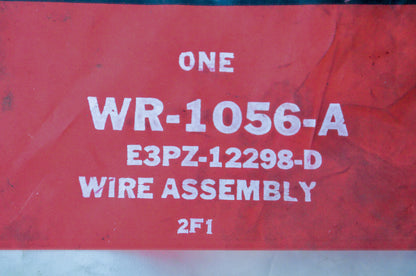 New OEM Ford WR-1056-A, E3PZ12298D Wire Assembly NOS