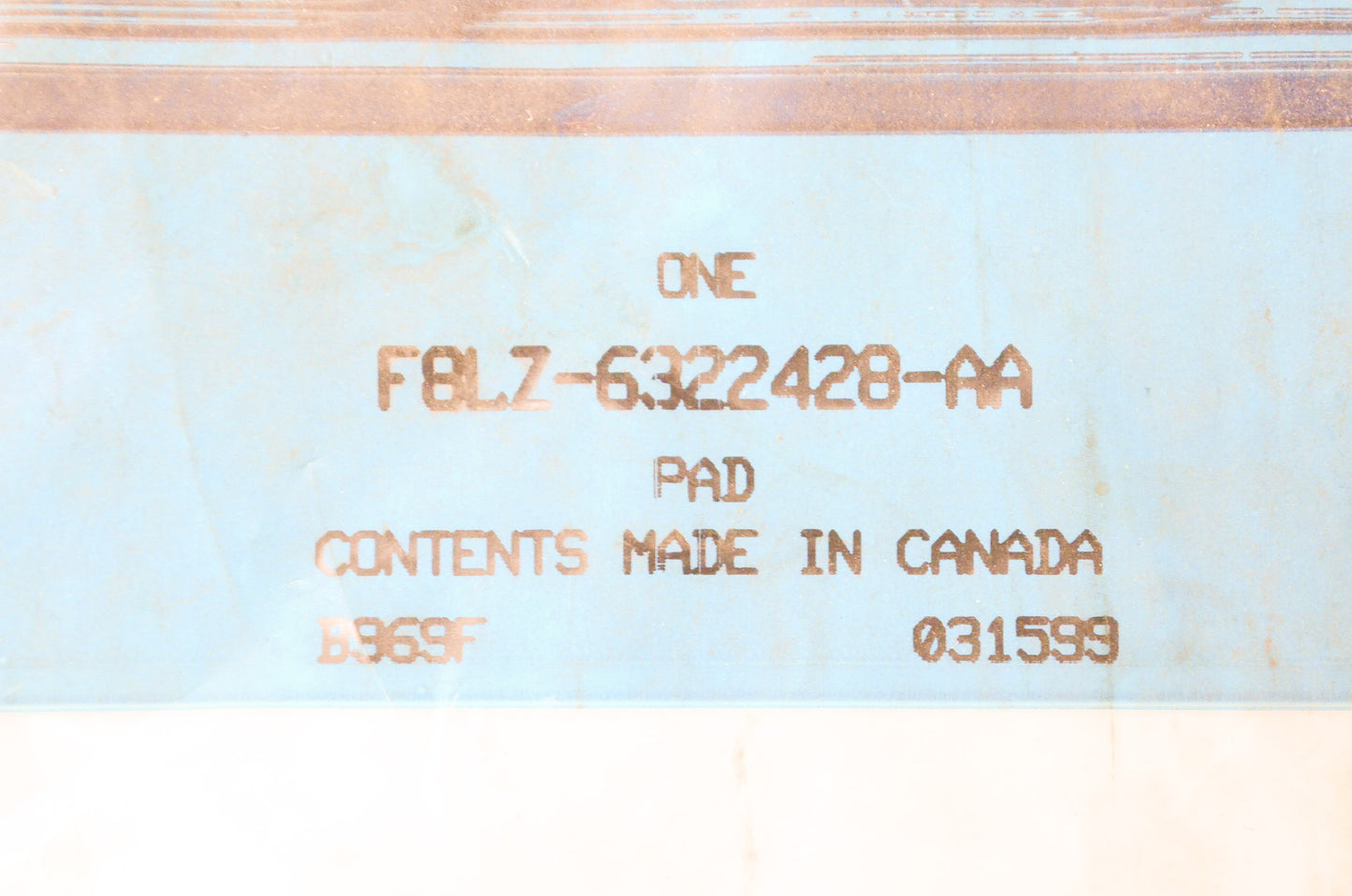 New OEM Ford F8LZ6322428AA Exterior Door Handle Gasket NOS
