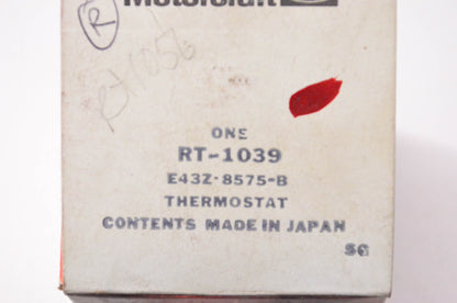 New OEM Ford RT-1039, E43Z8575B Thermostat W/ Gasket NOS