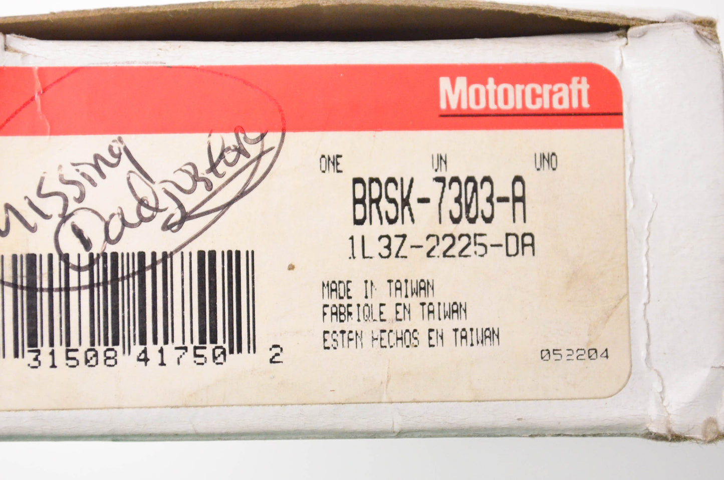 New OEM Ford BRSK7303A, 1L3Z2225DA Brake Hardware NOS
