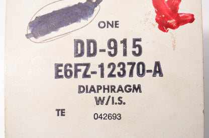 New OEM Ford DD-915, E6FZ12370A Diaphragm NOS
