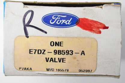 New OEM Ford E7DZ9B593A Valve NOS