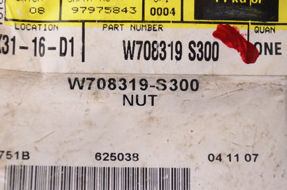 New OEM Ford W708319S300 Bumper Cover Nut NOS