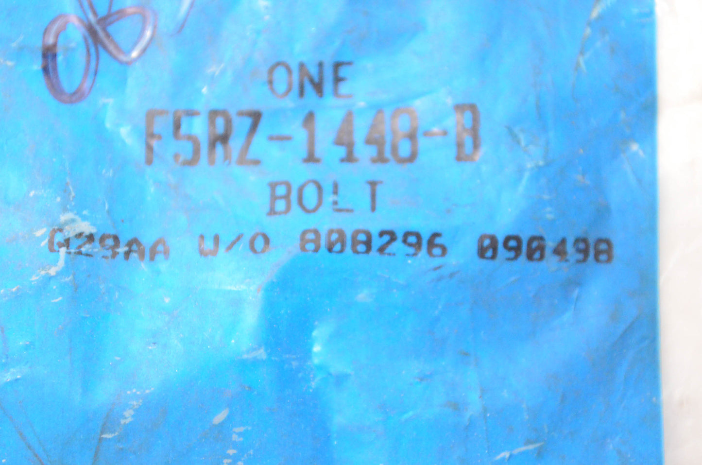 New OEM Ford F5RZ1448B Spare Wheel Retainer Bolt NOS