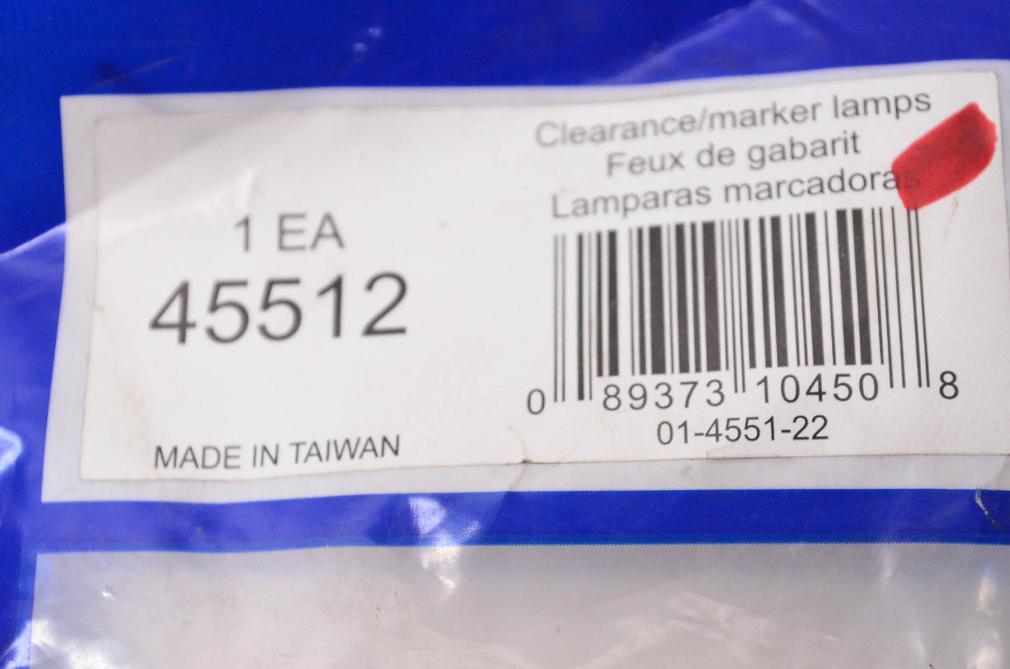 Grote 45512 Red Marker Lamp NOS