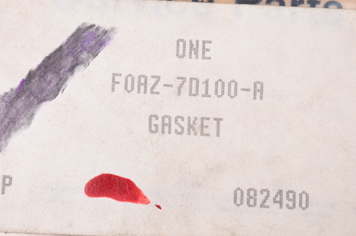 New OEM Ford F0AZ7D100A Lower Valve Body Spacer Gasket NOS