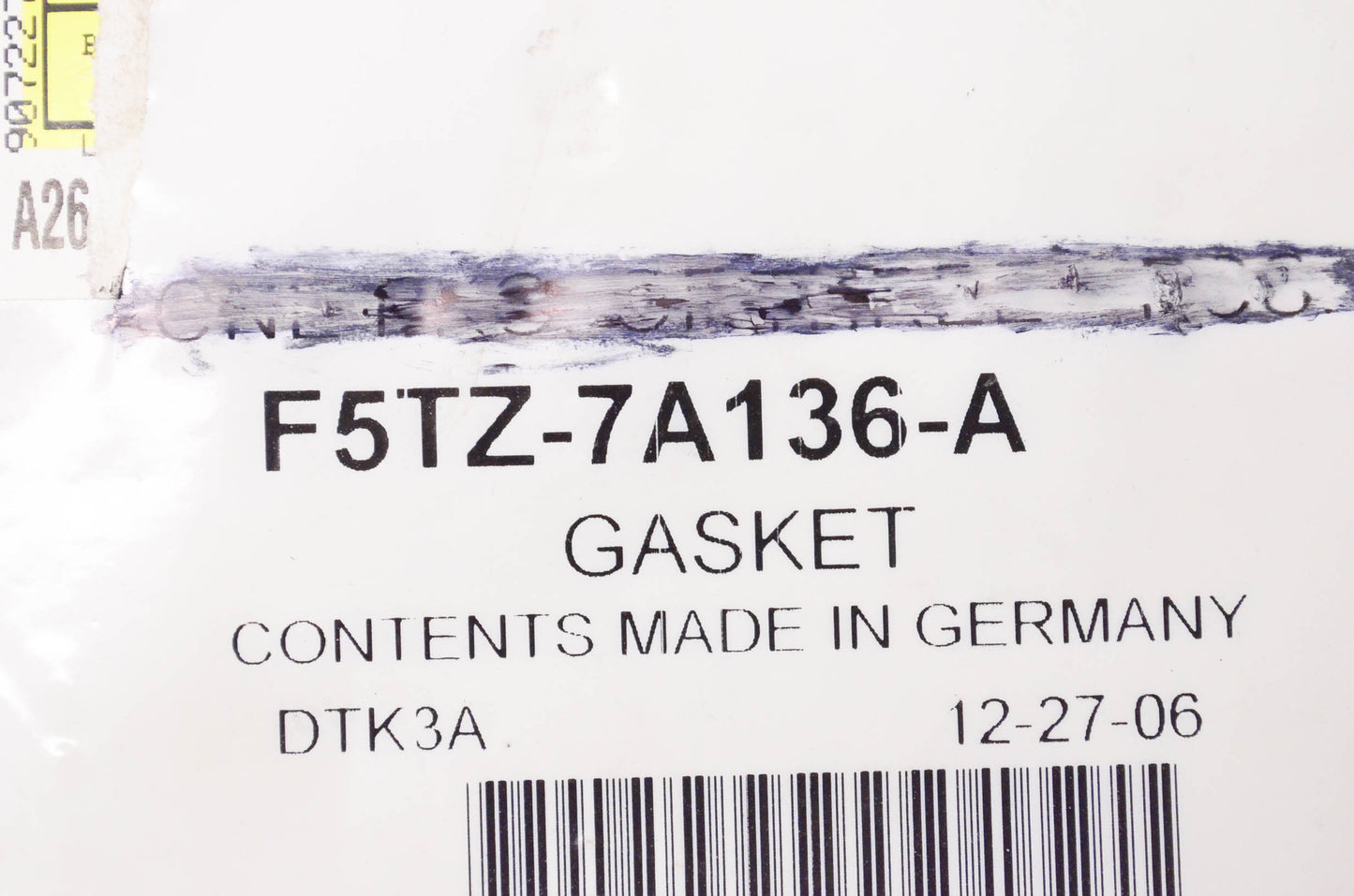 New OEM Ford F5TZ7A136A Gasket NOS