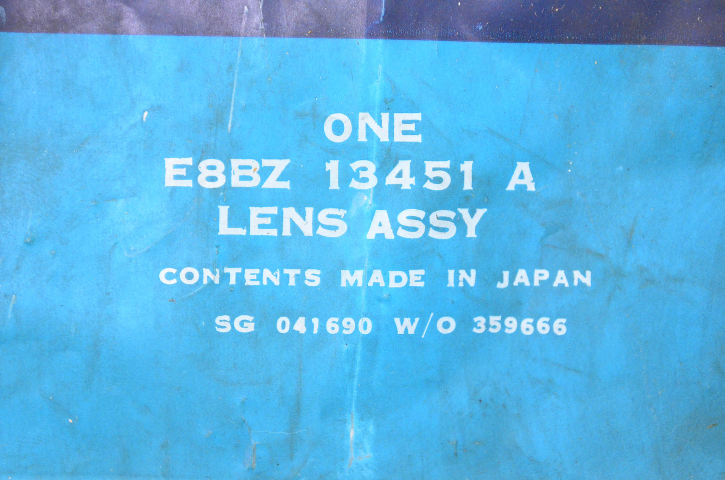 New OEM Ford E8BZ13451A Tail Lamp Lens NOS