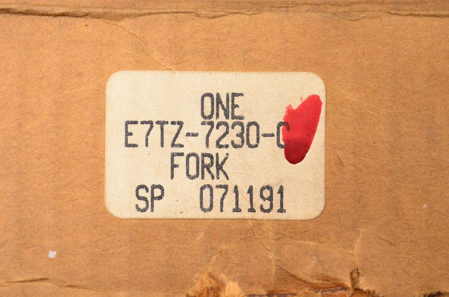 New OEM Ford E7TZ7230C Shift Fork NOS