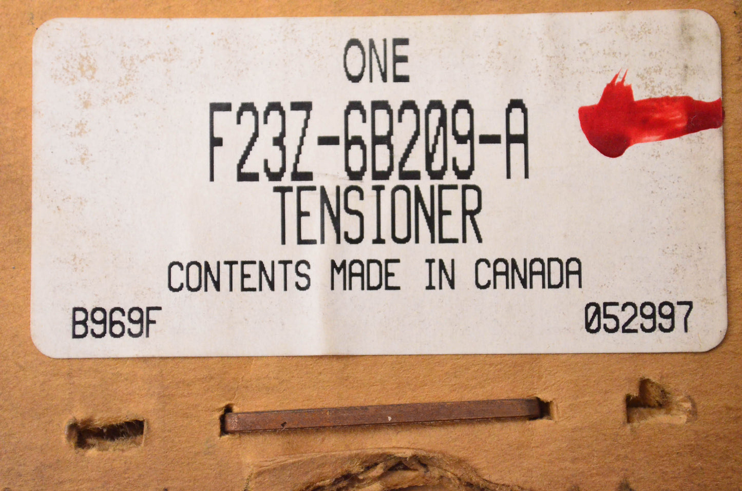 New OEM Ford F23Z6B209A Serpentine Belt Tensioner W/ Pulley NOS