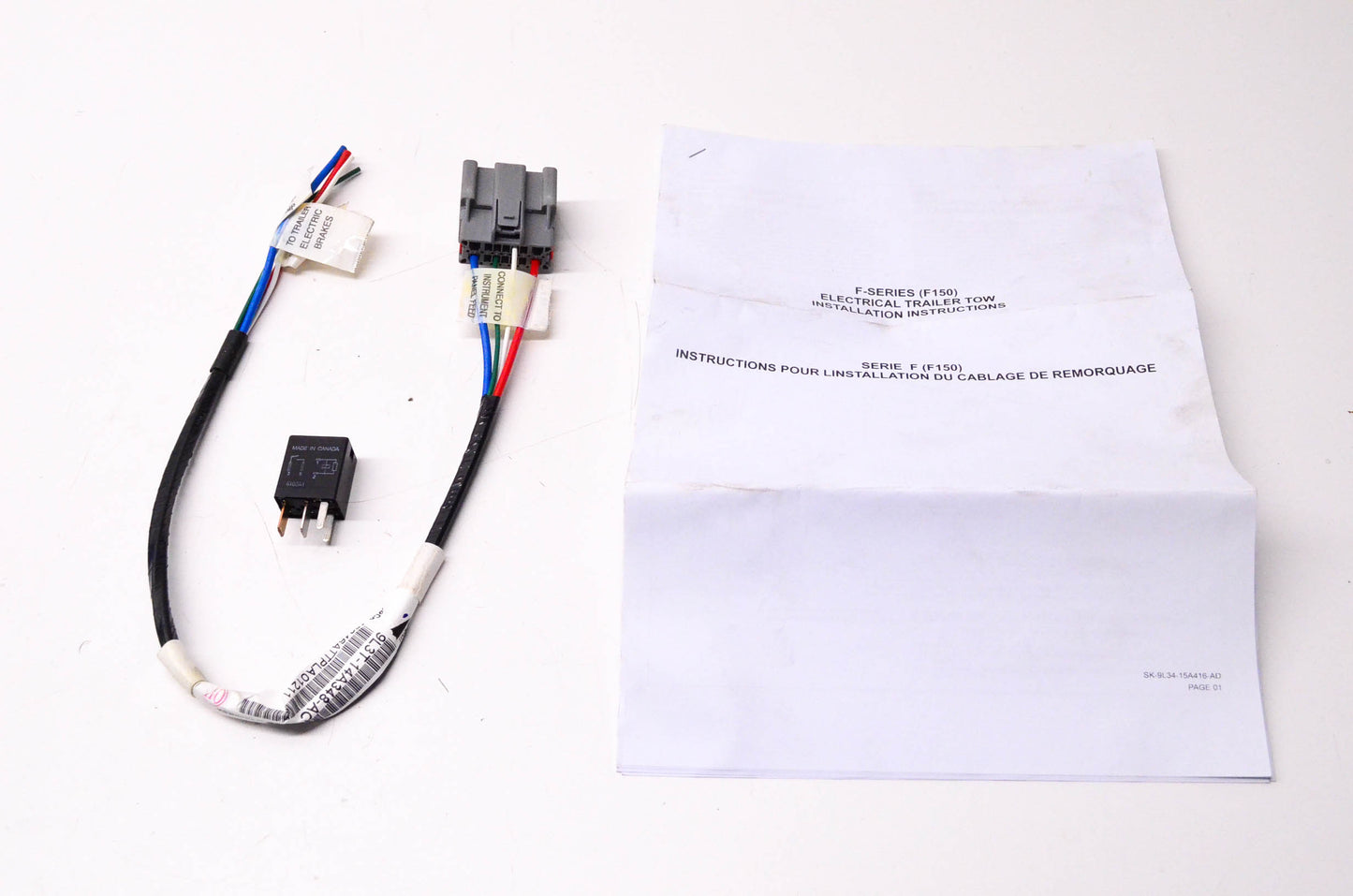 New OEM Ford 9L3T15A416AD, 9L3Z14A348AA Electrical Trailer Harness NOS