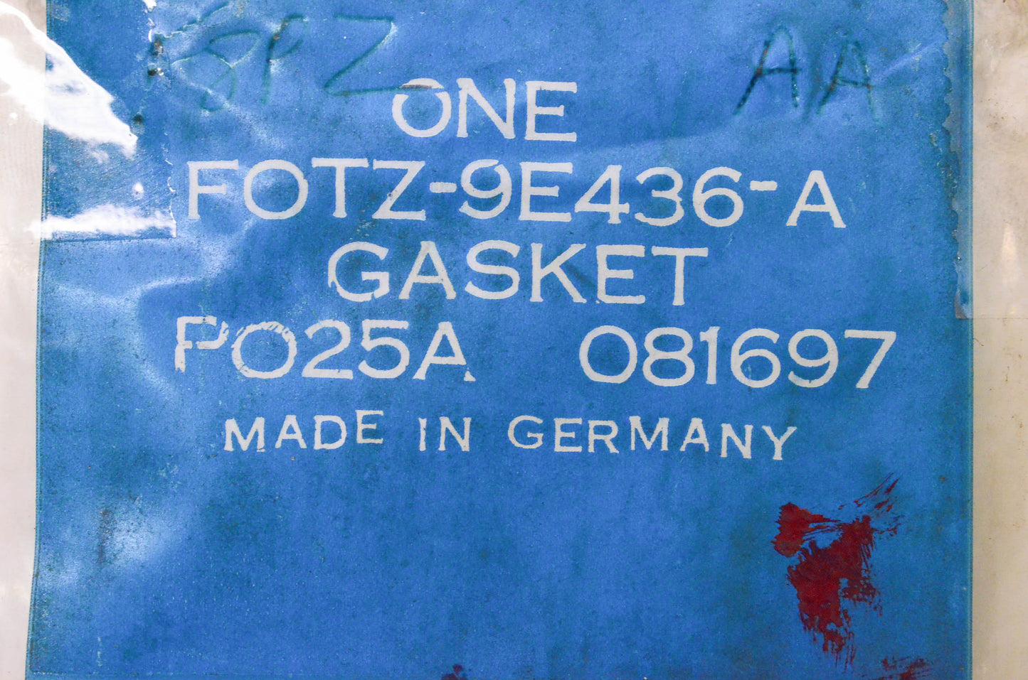 New OEM Ford F0TZ9E436A Fuel Rail to Plenum Gasket NOS