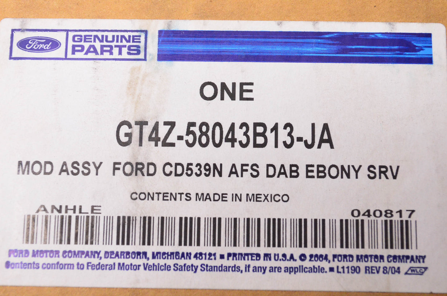 New OEM Ford 2015-2020 Ford Edge Steering Wheel Inflator Module NOS