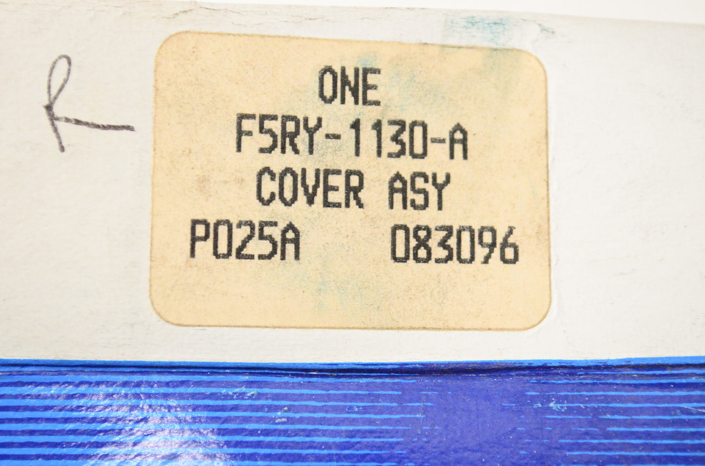 New OEM Ford F5RY-1130-A, 083096 Mercury Center Hub Cap NOS