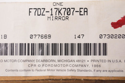 New OEM Ford F7DZ17K707EA Driver's Side Mirror NOS