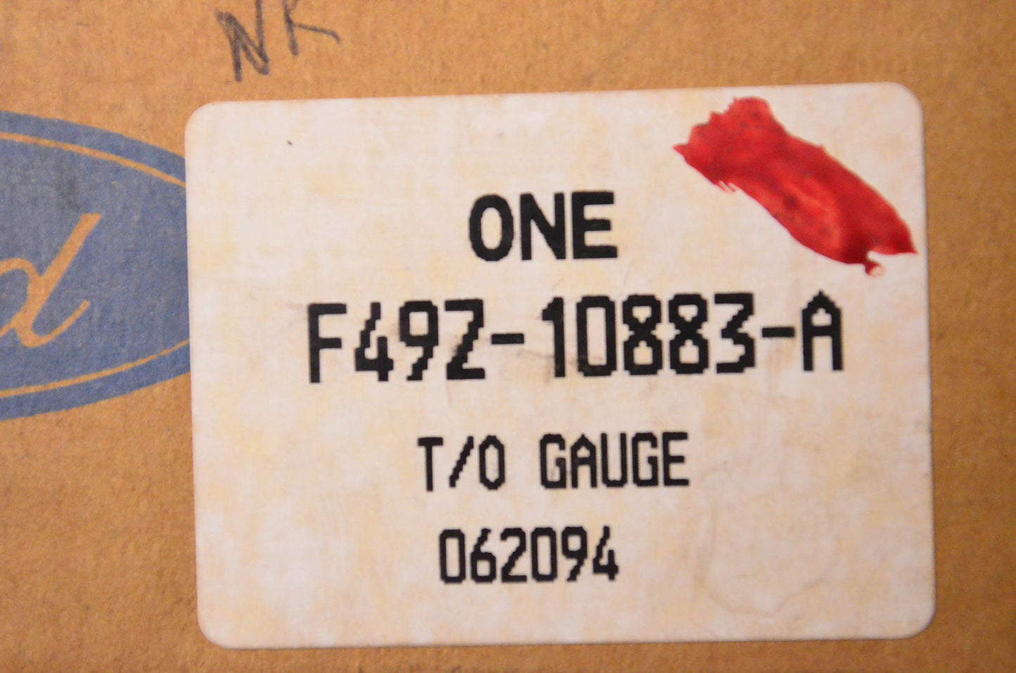 New OEM Ford F49Z10883A Oil & Temperature Level Meter NOS