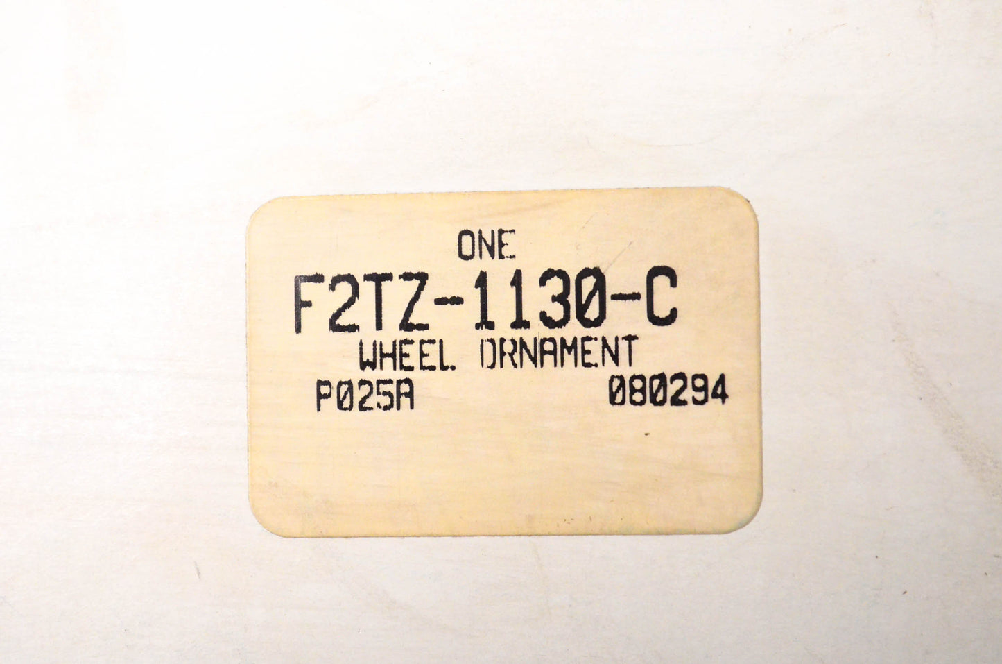 OEM Ford F2TZ1130C Wheel Ornament