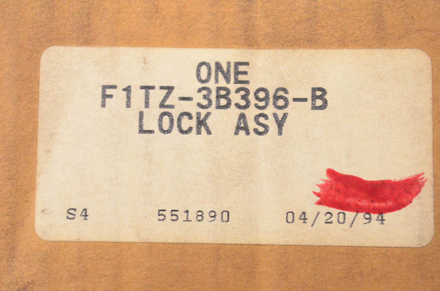 New OEM Ford F1TZ3B396B Lock Assembly NOS