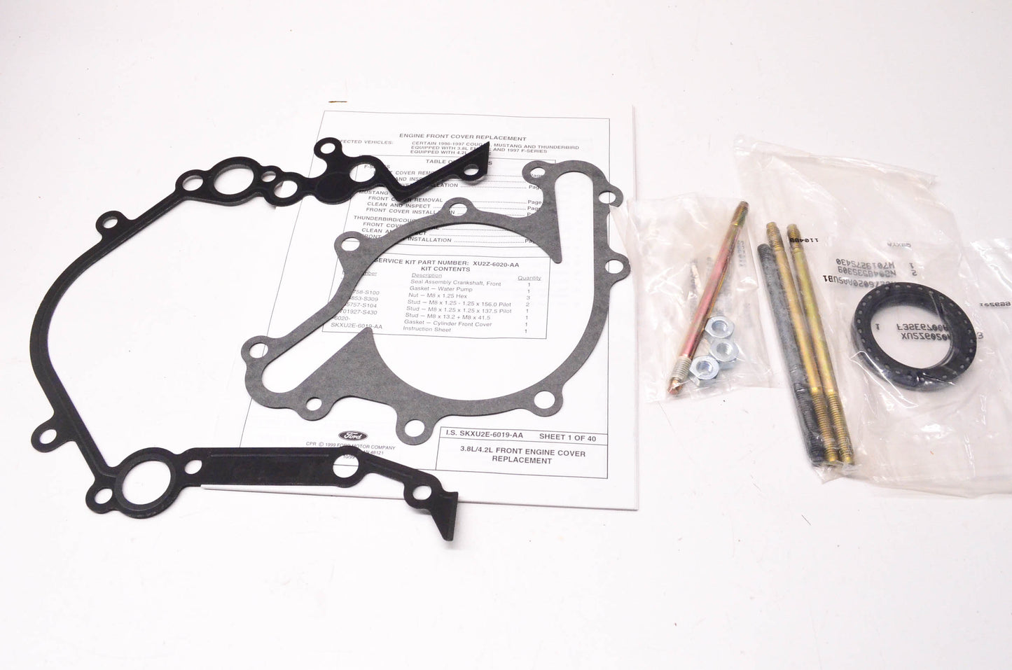 New OEM Ford XU2Z6020AA Timing Cover Gasket NOS
