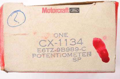 New OEM Ford CX-1134, E6TZ9B989C Potentiometer NOS