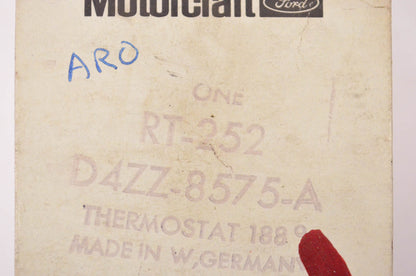 New OEM Ford RT-252, D4ZZ8575A Thermostat NOS