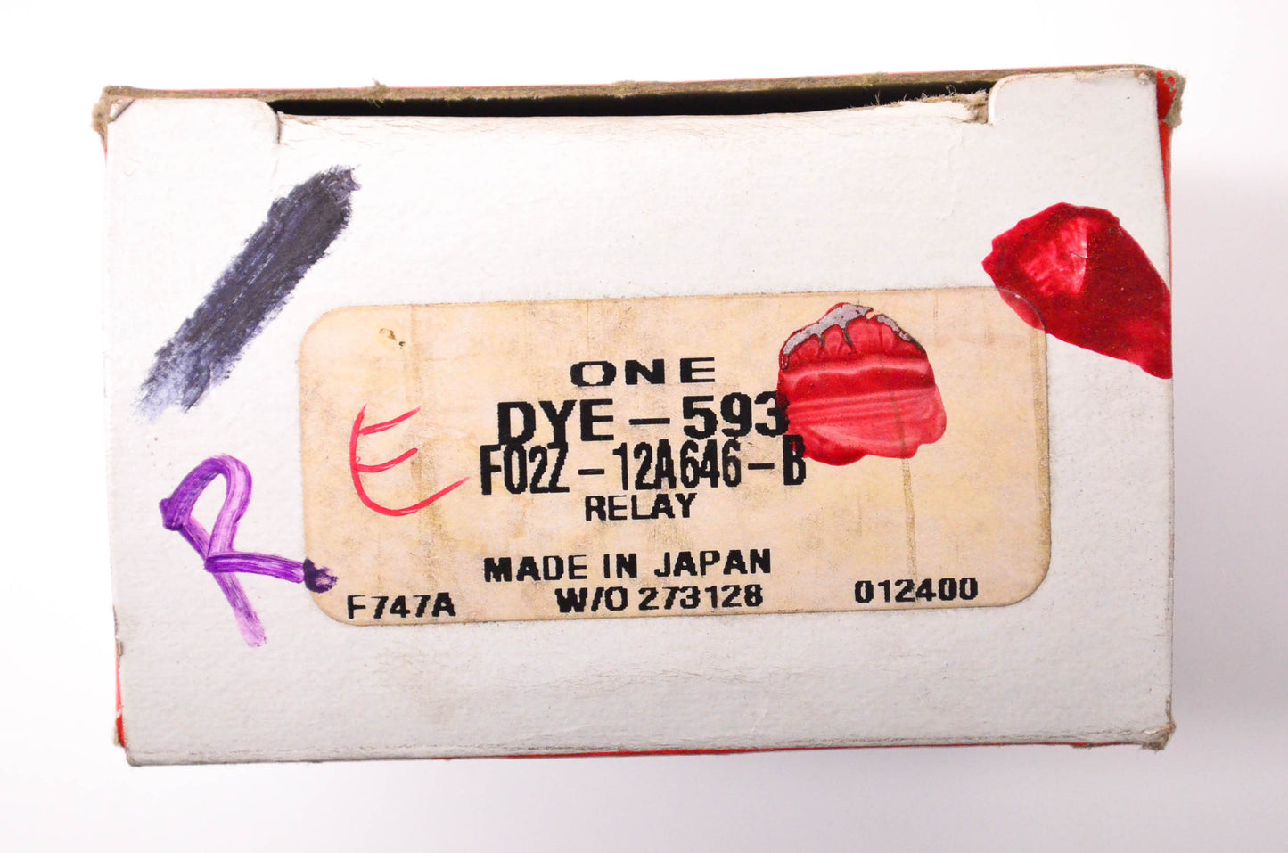 New OEM Ford DYE-593, F02Z12A646B Powertrain Control Module Relay NOS