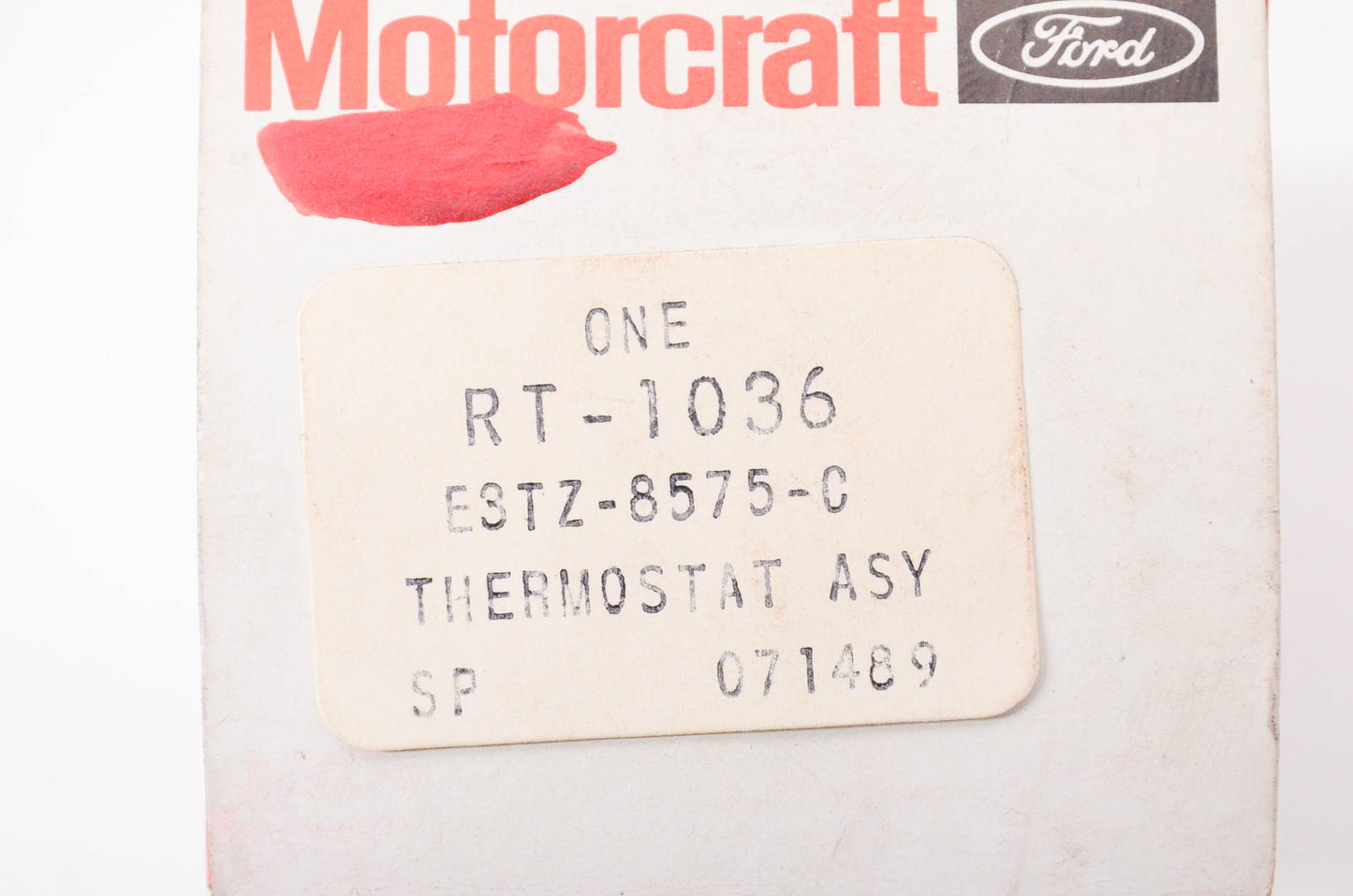 New OEM Ford RT-1036, E3TZ8575C Thermostat NOS
