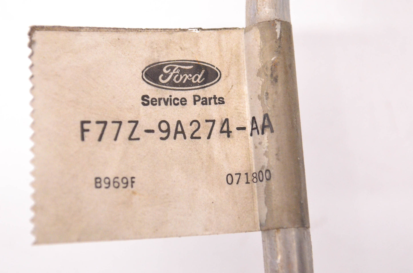 New OEM Ford F77Z9A274AA, B969F, 071800 Fuel Line NOS
