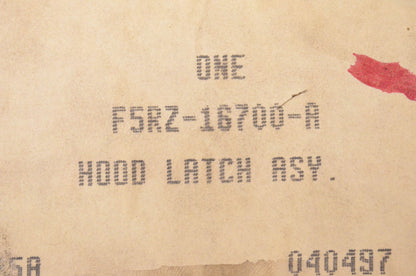 New OEM Ford F5RZ16700A Hood Latch Assembly NOS