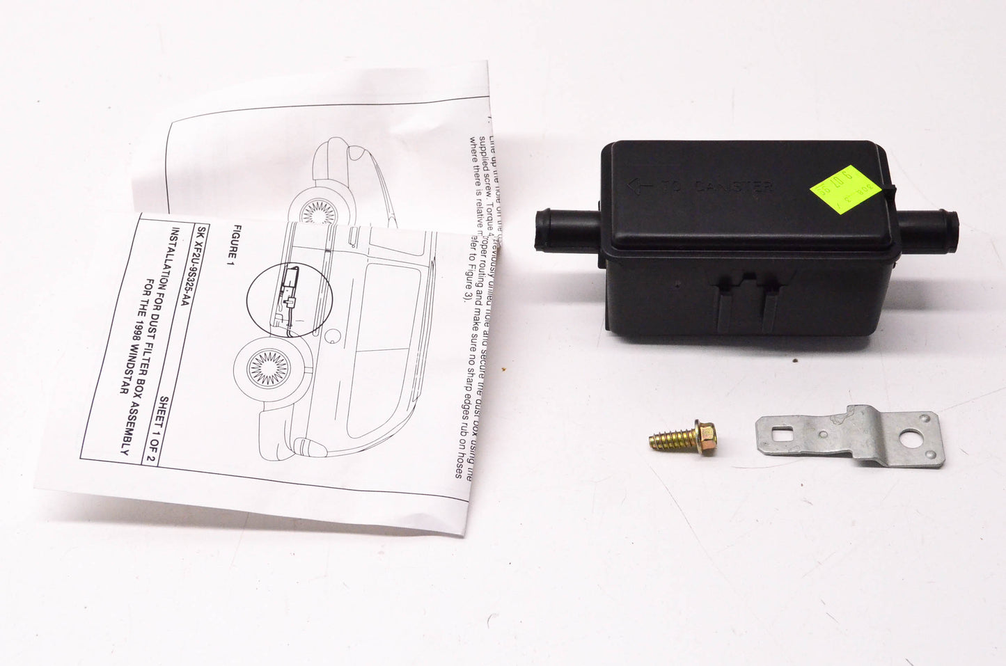 New OEM Ford XF2Z9B328BA, XF2Z9B328AB Filter Vent Kit NOS