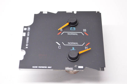 New OEM Ford F1TF10E853CA, P-5349 Amp & Temperature Gauge NOS