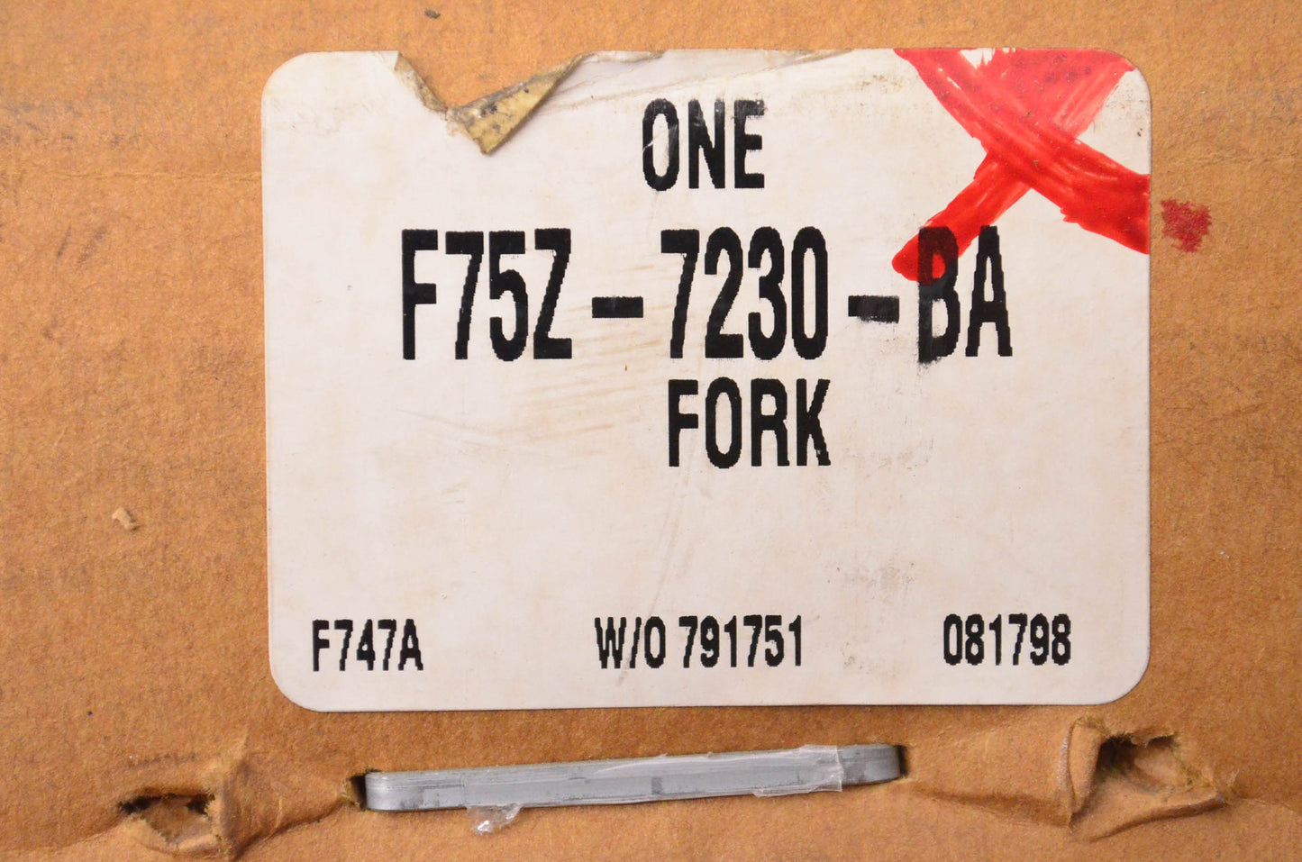 New OEM Ford F75Z7230BA Fork NOS