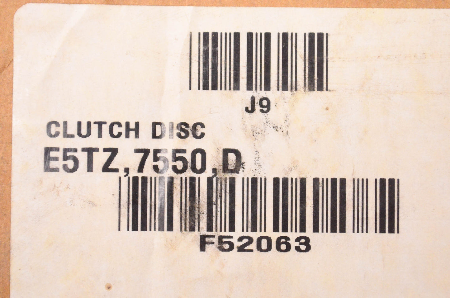New OEM Ford E5TZ7550D Remanufactured Clutch Disc NOS