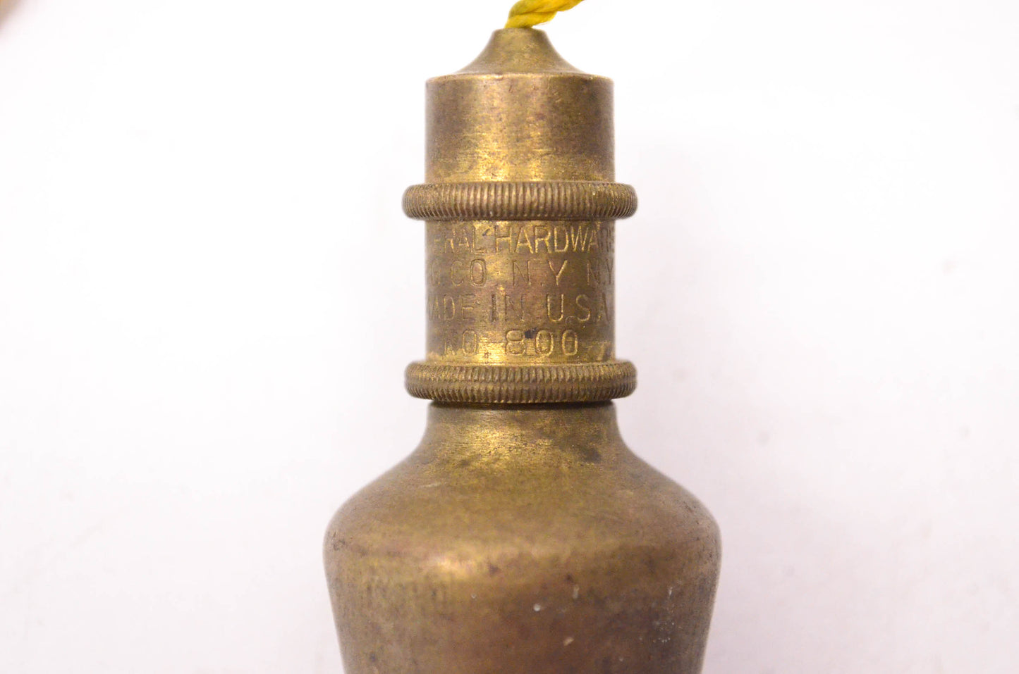 General Hardware No. 800 Plumb Bob NOS