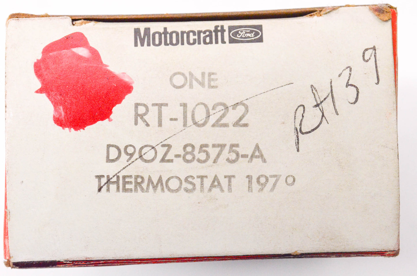 New OEM Ford RT-1022, D9OZ8575A Thermostat NOS